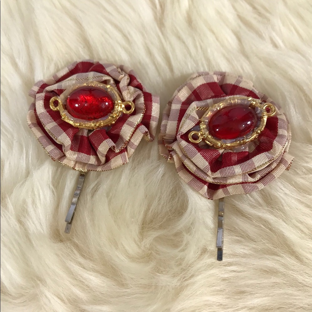 🟠 5/20 Super Cute Upcycled Vintage Hairpins